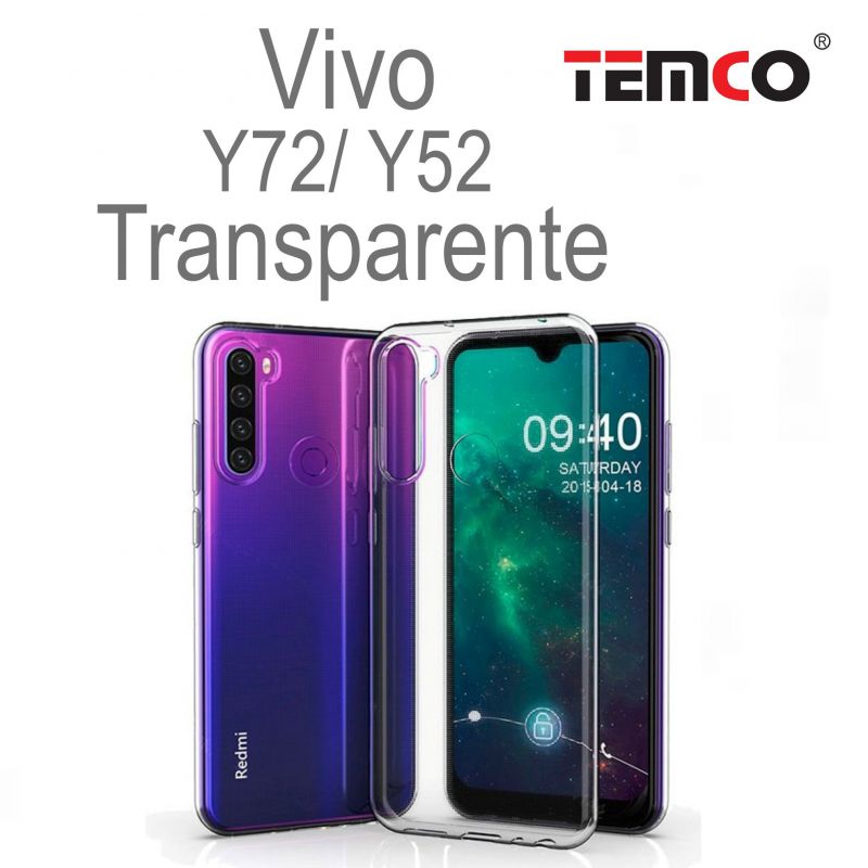 Funda Silicona Vivo Y72 / Y52  Transparente
