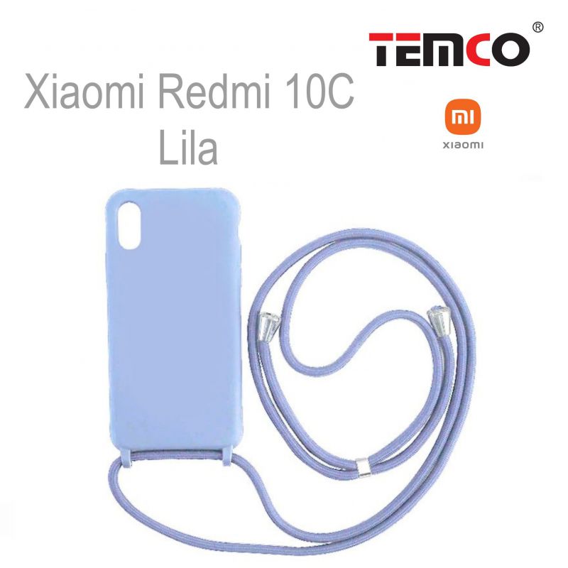 Funda Colgante Xiaomi Redmi 10 C Lila