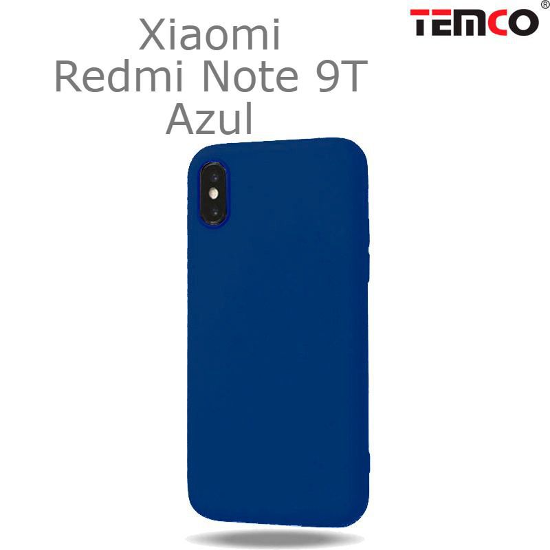 Funda Silicona Xiaomi Redmi Note 9T Azul