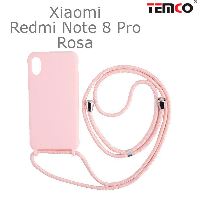 Funda Colgante Xiaomi Redmi Note 8 Pro Rosa