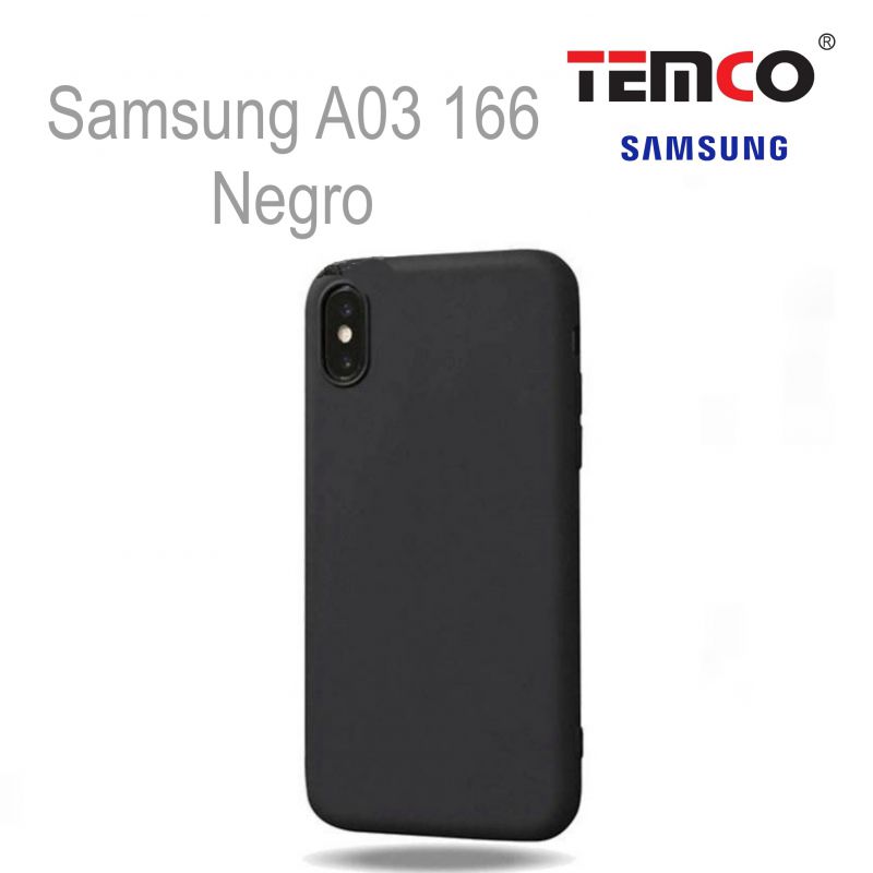 Funda Silicona Samsung A03 (166) Negro
