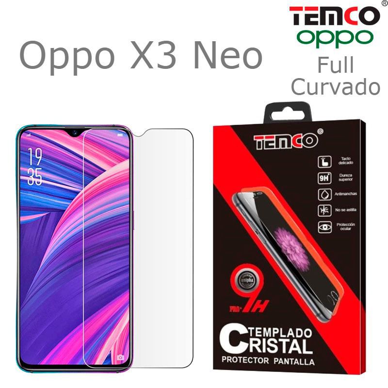 Cristal Full Curvado Oppo X3 Neo