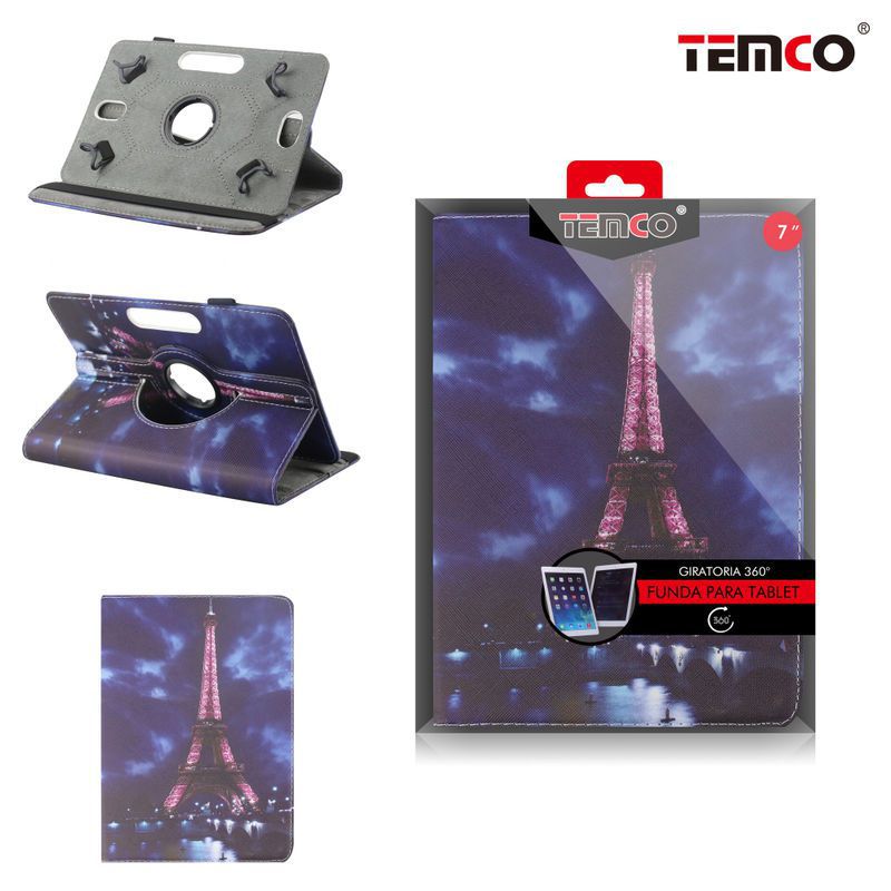 Funda Tablet Universal 7" Torre Eiffel