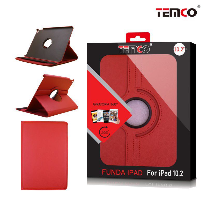 Funda iPad 7 10.2" / 8 10.2" Rojo