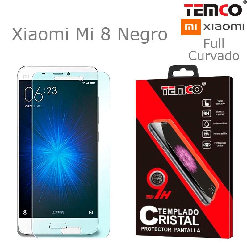Cristal Full 3D Xiaomi Mi 8 Negro