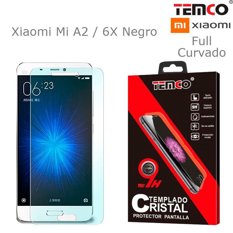 Cristal Full 3D Xiaomi Mi A2 / 6X Negro