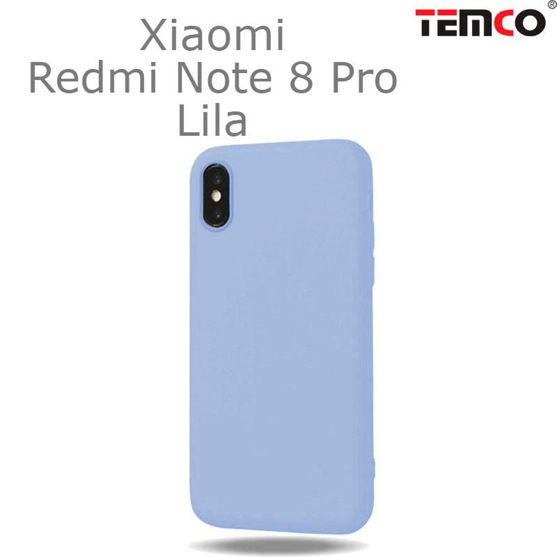 Funda Silicona Xiaomi Redmi Note 8 Pro Lila
