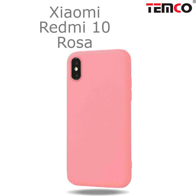 Funda Silicona Xiaomi Redmi 10 Rosa