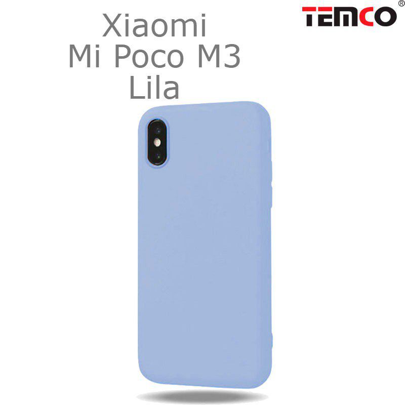 Funda Silicona Xiaomi Mi Poco M3 Lila