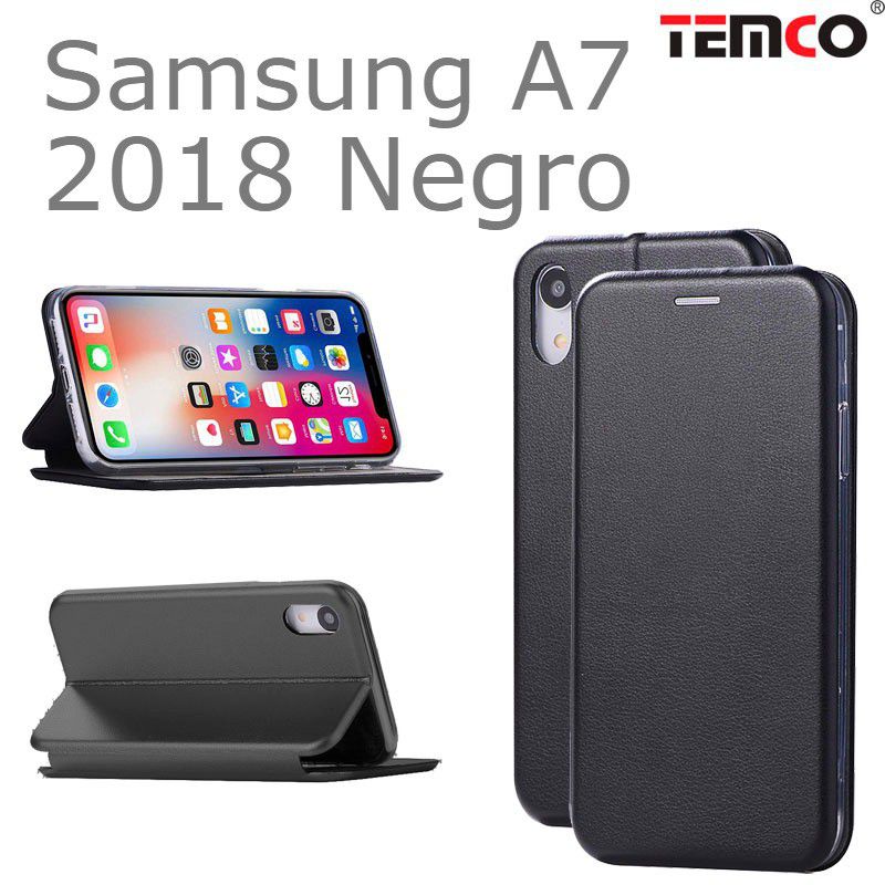 Funda Concha Samsung A7 2018 Negro