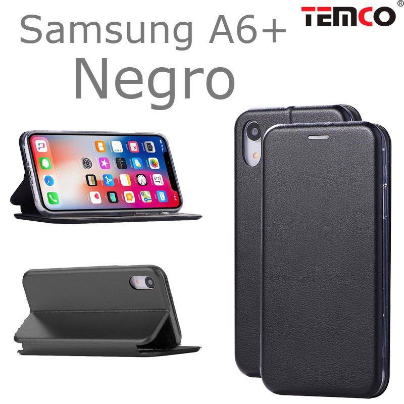 Funda Concha Samsung A6+ Negro