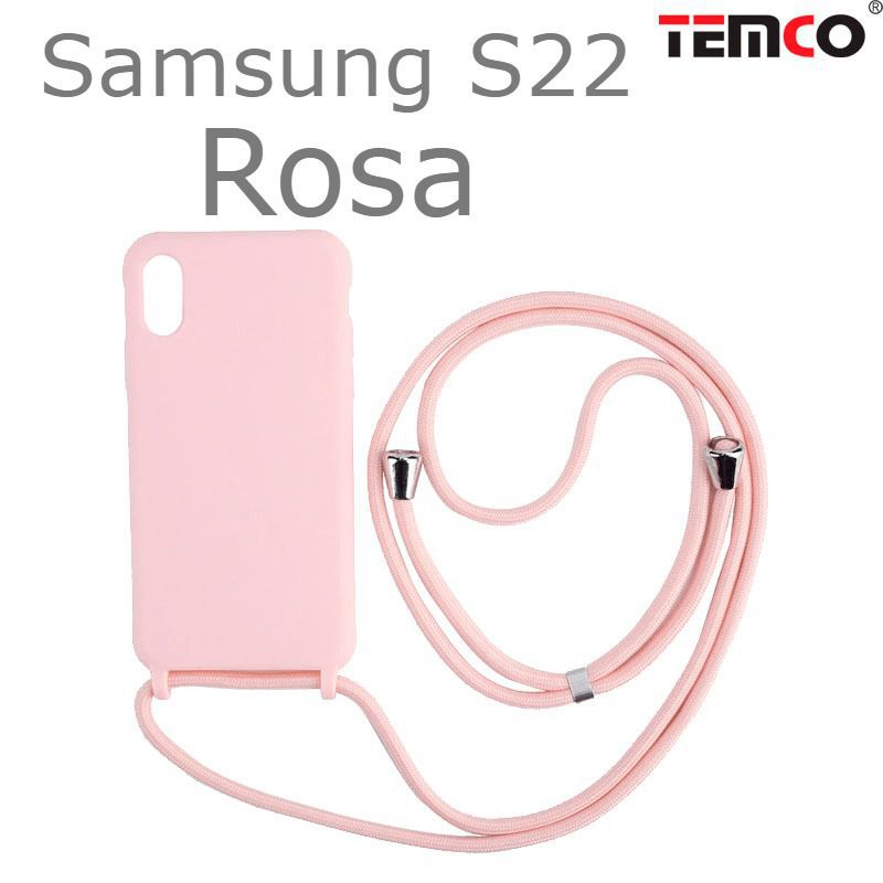 Funda Colgante Samsung S22 Rosa