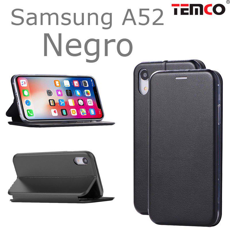 Funda Concha Samsung A52 Negro