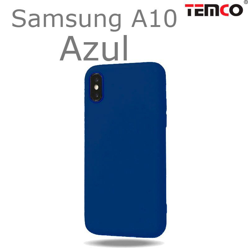 Funda Silicona Samsung A10 Azul