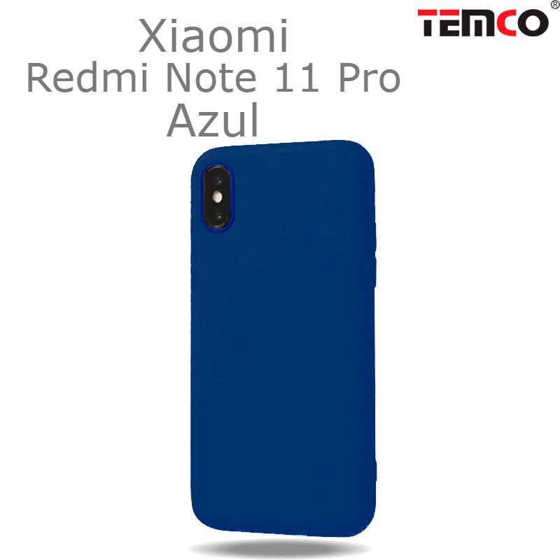 Funda Silicona Xiaomi Redmi Note 11 Pro/Pro+ Azul