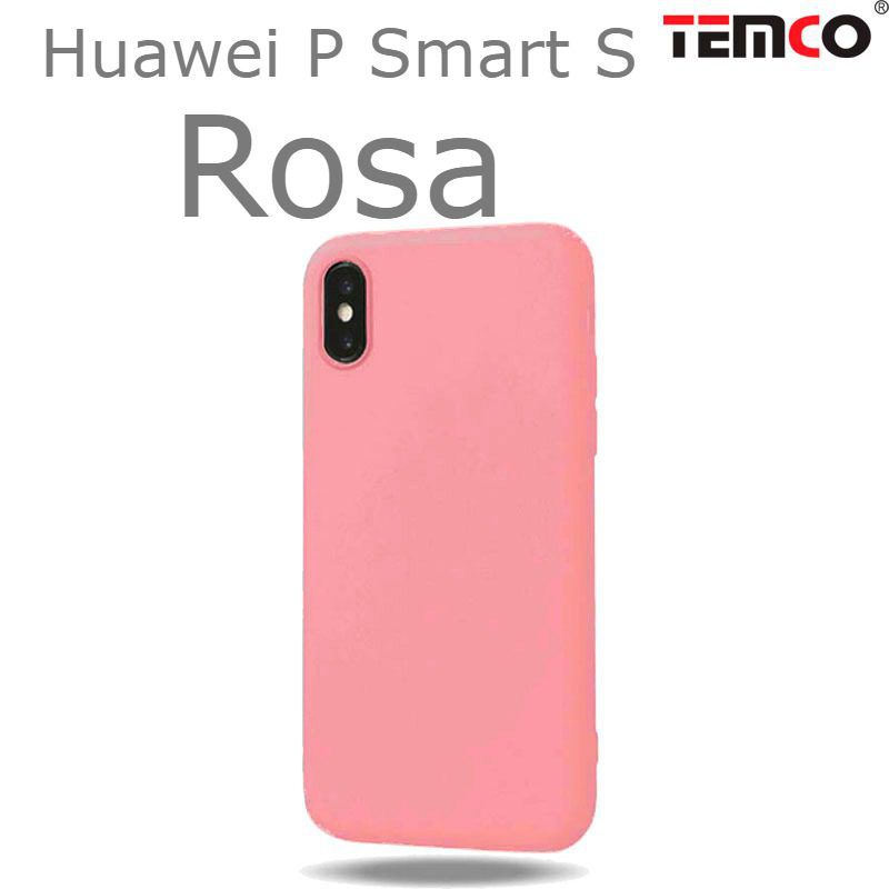 Funda Silicona Huawei P Smart S Rosa