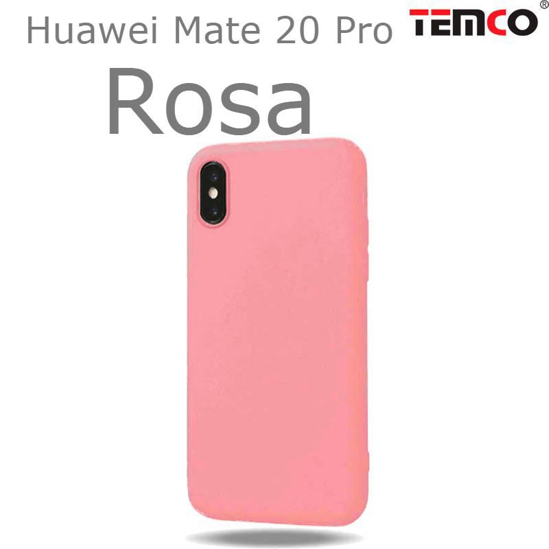 Funda Silicona Huawei Mate 20 Pro Rosa
