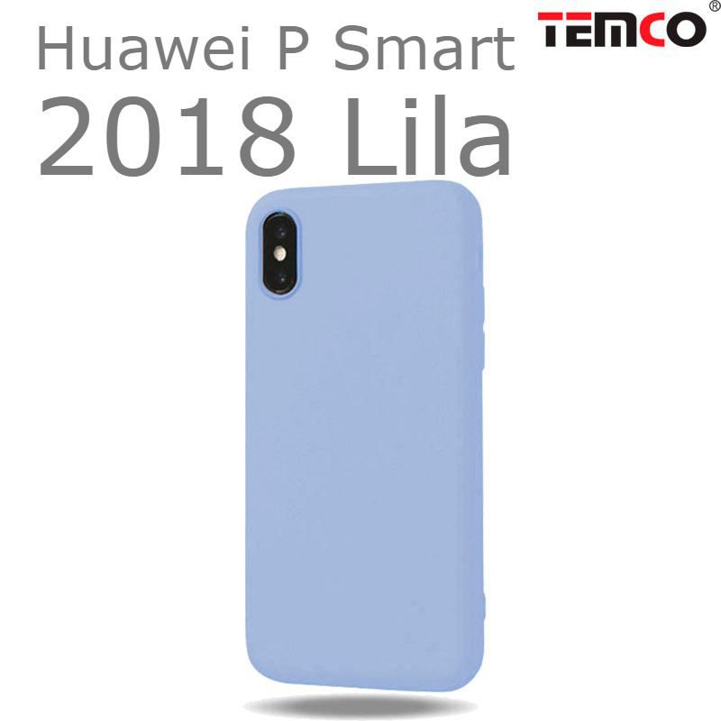 Funda Silicona Huawei P Smart 2018 Lila