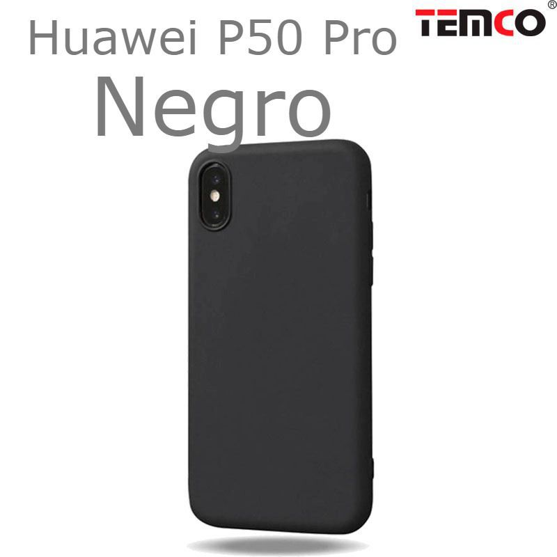 Funda Silicona Huawei P50 Pro Negro