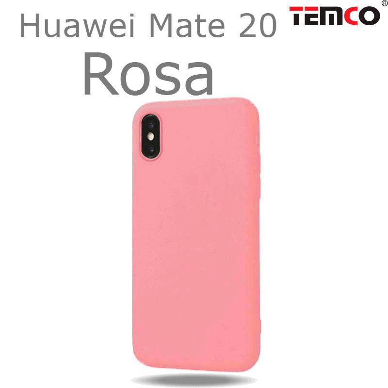 Funda Silicona Huawei Mate 20 Rosa