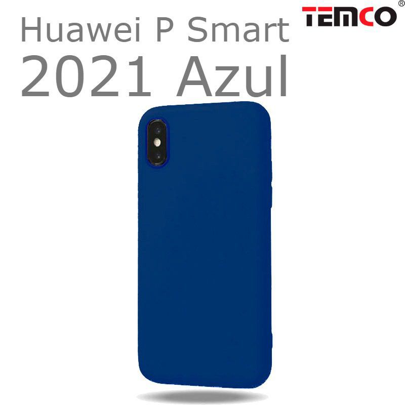 Funda Silicona Huawei P Smart 2021 Azul