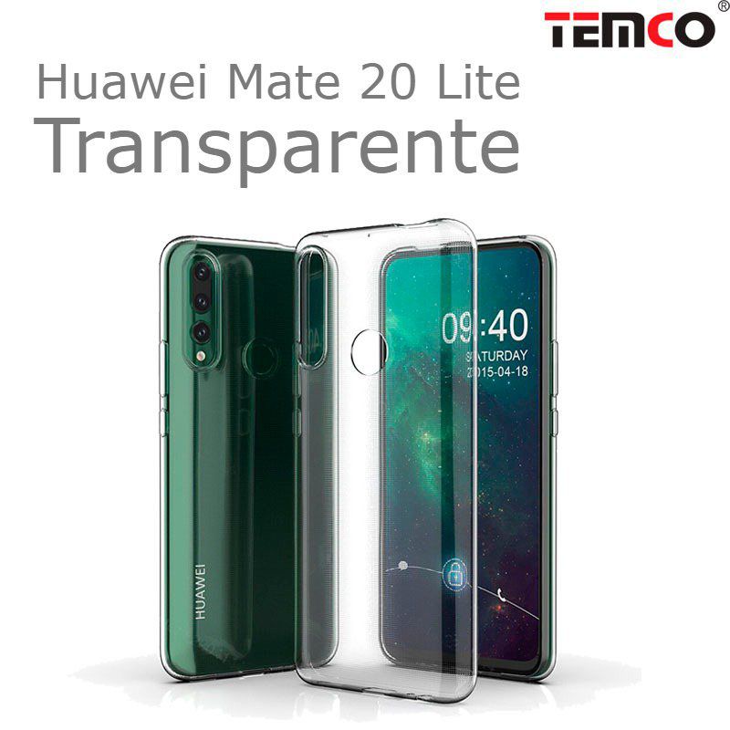 Funda Silicona Huawei Mate 20 Lite Transparente