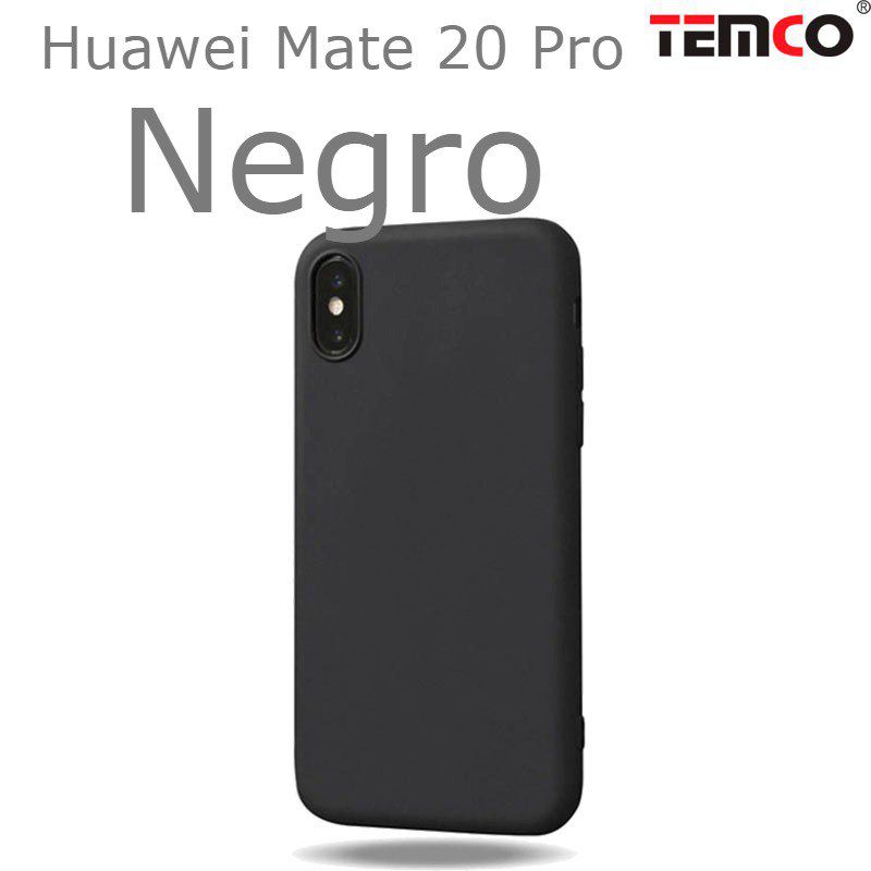 Funda Silicona Huawei Mate 20 Pro Negro