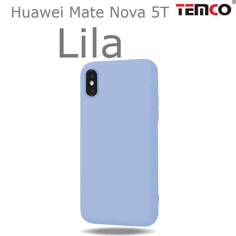 Funda Silicona Huawei Mate Nova 5T Lila