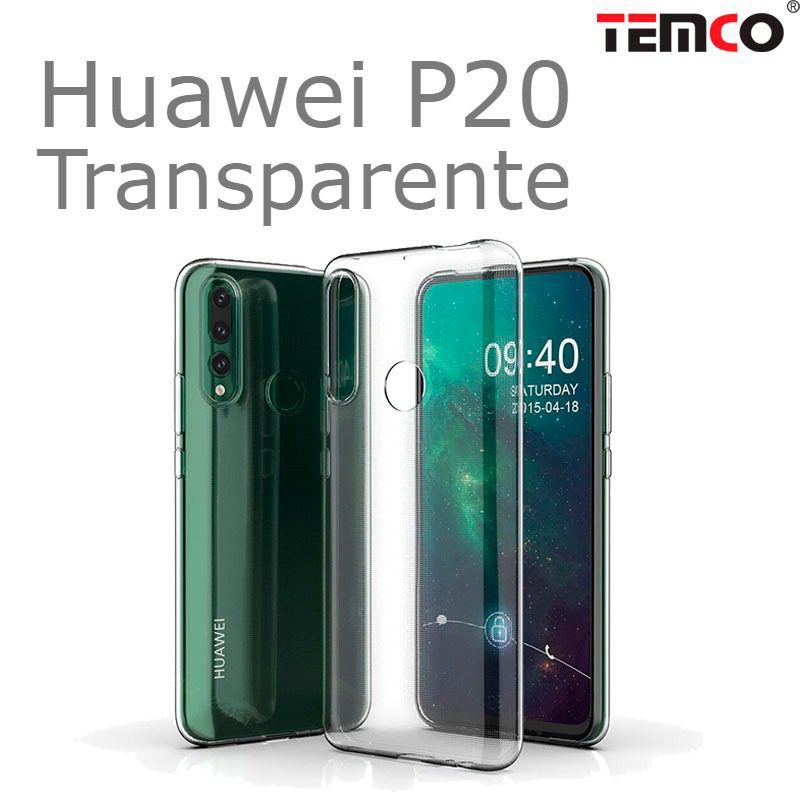 Funda Silicona Huawei P20 Transparente