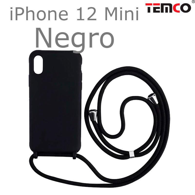 Funda Colgante iPhone 12 Mini Negro