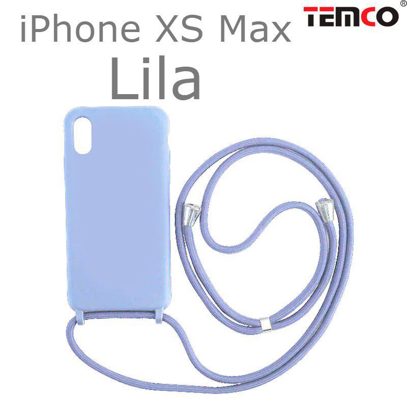 Funda Colgante iPhone XS Max Lila