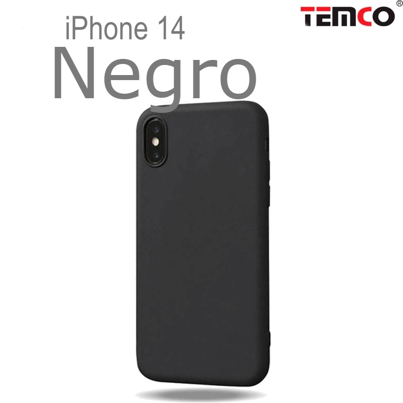 Funda Silicona iPhone 14 Negro