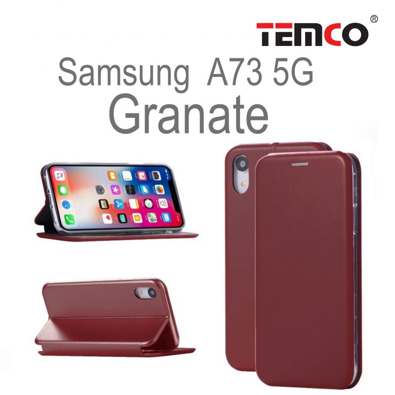 Funda Concha Samsung A73 5G Granate