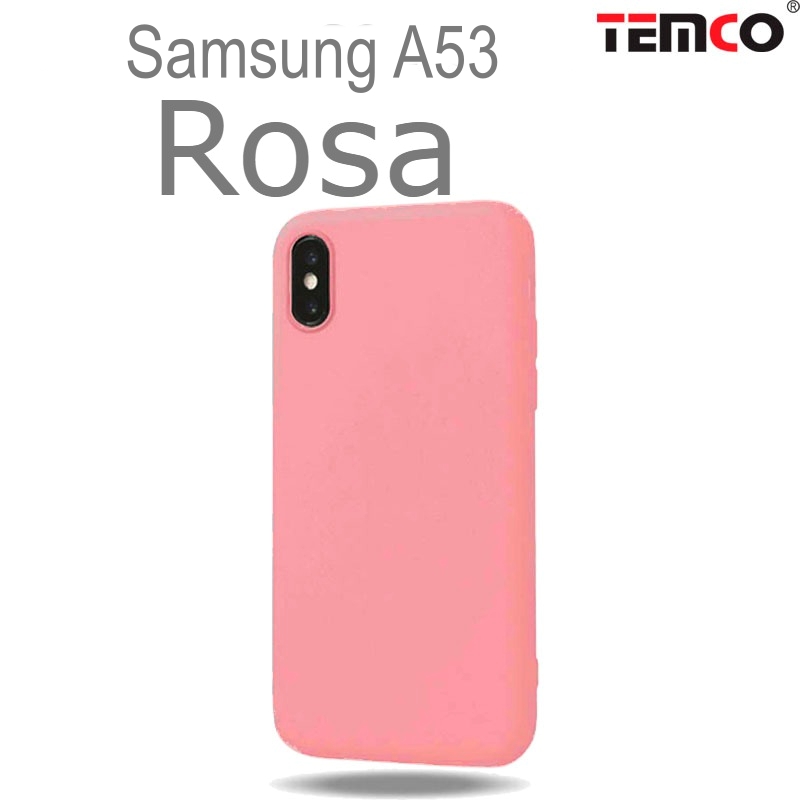 Funda Silicona Samsung A53 Rosa