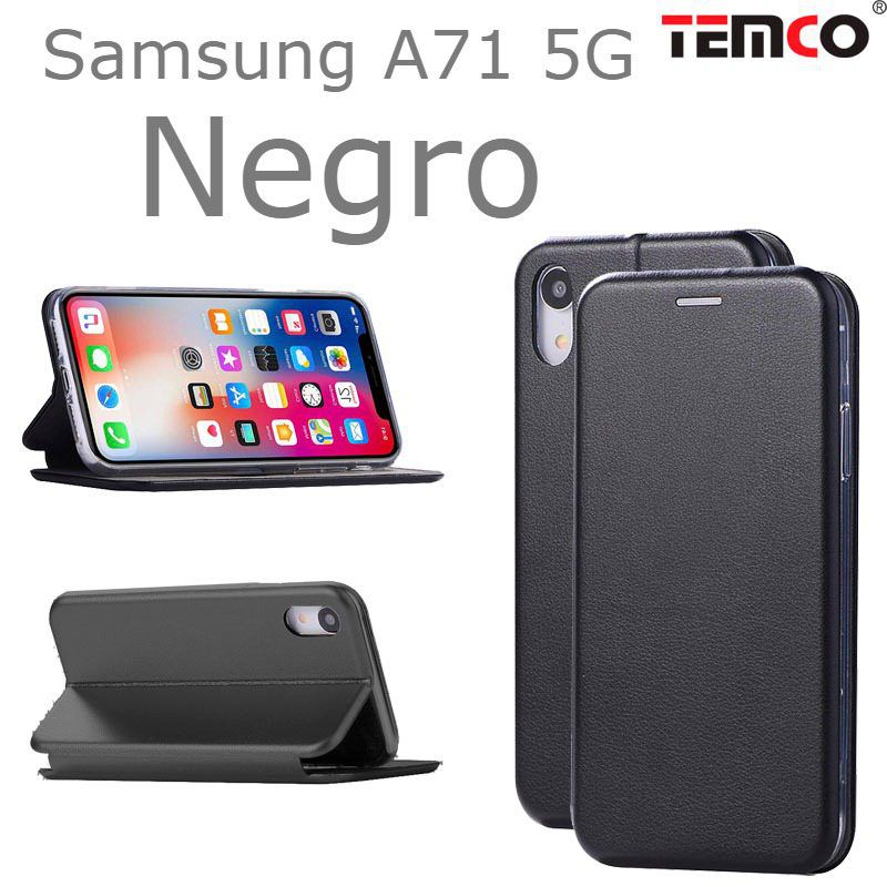 Funda Concha Samsung A71 5G Negro