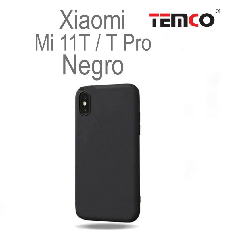 Funda Silicona Xiaomi Mi11 T/T Pro  Negro