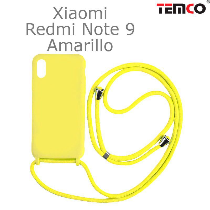 Funda Colgante Xiaomi Redmi Note 9 Amarillo