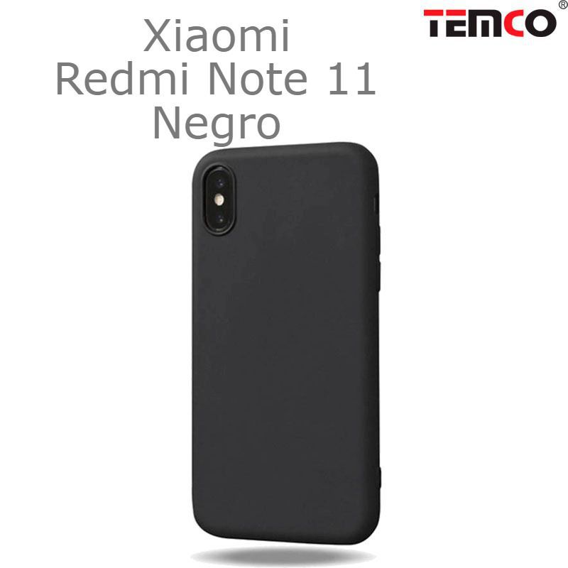 Funda Silicona Xiaomi Redmi Note 11 Negro