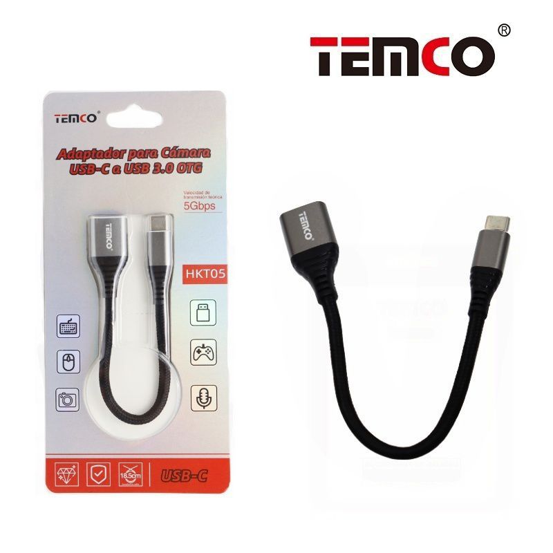 Adaptador OTG 2 en 1 USB 2.0 a Tipo C en TECNOTEMCO, S.L. - ADAPTADORES -  Adaptador sin cable