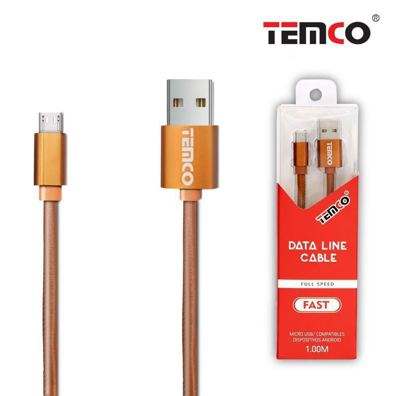New Cable 5V 1A 1M Micro USB 5P Brown